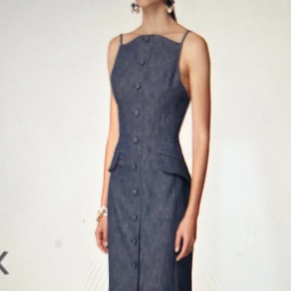 green midi dress Flourishing Meadow Midi Dress Teuta Matoshi